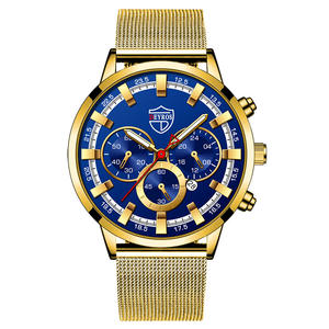 Reloj de pulsera de cuarzo para hombre, cronógrafo luminoso de acero inoxidable, informal, esfera grande, deportivo, <span class=keywords><strong>regalo</strong></span> para novio, novedad de 2021 - Product Image 4