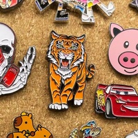 Aili, Tigre Broche Forme Simulation Dessin Animé Animal LapelCute Émail Sac À Dos Pins Drôle Badge Broches Chemise Mode Bijoux Cadeau
