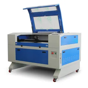 Mesin pengukir Laser 6090 industri laser flanel/kristal CO2 mesin laser pengukir wol/busa mesin pemotong Laser