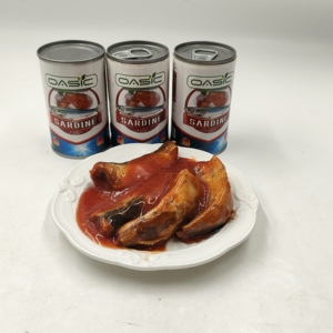 <span class=keywords><strong>Pescado</strong></span> enlatado en salsa de tomate 425G, trozos de macarela, conservación de partes del cuerpo del pez - Product Image 2