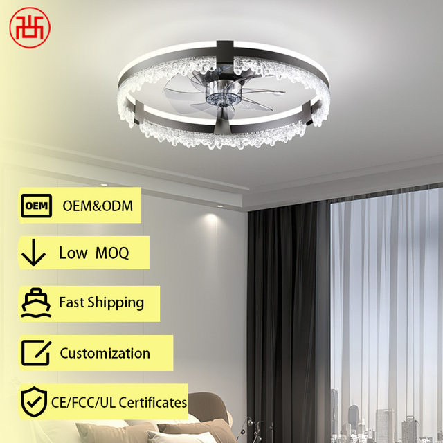 Smart WiFi Ceiling Fan APP Control Ultra Quiet 7-Blade DC Motor Dimmable Light Reversible Airflow Energy Saving Electric 2-Year