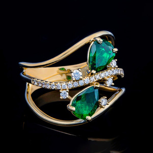 Elegante Anello a Goccia per Donne, Gioiello Minimalista alla Moda - Product Image 5