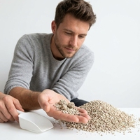 Litière pour chats à base de bentonite, naturelle XH-02, agglomération rapide, contrôle efficace des odeurs, faible émission de poussière, 10L, sable pour animaux de compagnie, facile à ramasser