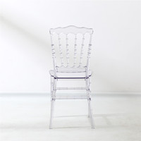 Prix usine Meubles Moderne Chaise Mariage Napoléon Décorations De Fête De Mariage En Plastique Transparent Hôtel Événement Chaise
