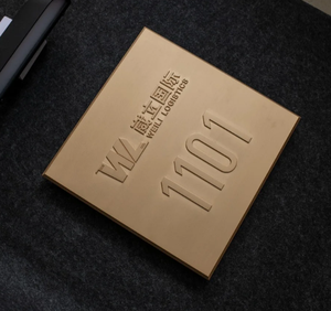 ป้ายประตูอิเล็กทรอนิกส์สำหรับห้องพักในโรงแรมที่กำหนดเองได้ป้ายประตูแบบทันสมัยพร้อมหมายเลขบ้านแผ่นกริ่งประตูร่วมสมัย - Product Image 5