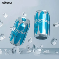 Boîtes en aluminium vides Offre Spéciale avec couvercle Emballage de boisson écologique Boîtes rondes personnalisées pour boissons énergisantes
