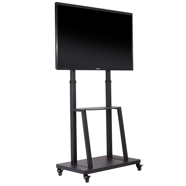 Mobile TV Stand on Wheels Heavy Duty TV Trolley for 32-80 Inch LCD LED