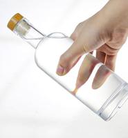 Flacons de parfum en verre transparent personnalisés de 33 cl et 500 ml avec marquage à chaud, emballés dans un carton écologique et recyclable, vente en gros