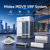 Système de climatisation central VRF commercial Midea MDV9 avec unité extérieure à onduleur DC et 15 types d'unités intérieures pour projets CVC
