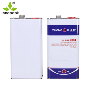 <span class=keywords><strong>Bidon</strong></span> métallique rectangulaire de <span class=keywords><strong>3</strong></span> <span class=keywords><strong>litres</strong></span> en fer blanc avec becs flexibles en plastique pour emballage d'huile d'olive - Product Image 2