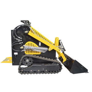 Livraison gratuite Mini chargeuse compacte Ot Sale Diesel 23hp Mini chargeuse compacte sur chenilles avec godet 4 en 1 - Product Image 1