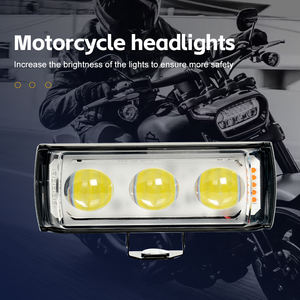 하이 퀄리티 전기 자전거 운전 보조 스포트라이트 듀얼 렌즈 15W 오토바이 LED 헤드라이트 - Product Image 3