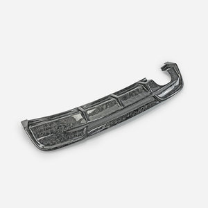 Diffuseur arrière style Rieger pour BMW E82 E88 Série 1 (compatible avec E82 Coupé 2 portes E88 Cabriolet 2 portes - Modèle sport) - Product Image 3