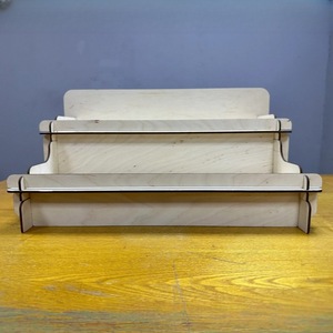 Expositor de Madera Artesanal Personalizado 39x20x24cm, Almacenamiento Multicapa para Jabones y Joyas, Estilo Moderno Minimalista - Product Image 2