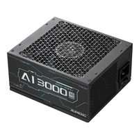 Alimentation pour serveur IA 3000W 80PLUS Platinum 94% d'efficacité ATX 3.1 PCIe 5.1 12V-2x6 600W pour centre de données de bureau GPU 10 ans de garantie