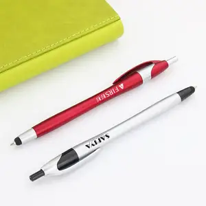 Press the multi-function touch screen ball oil pen to customize the customized advertising logo hotel pen