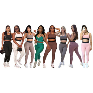 Conjunto <span class=keywords><strong>Deportivo</strong></span> para Mujer con Logotipo Personalizado, Bra <span class=keywords><strong>Deportivo</strong></span> para Correr, Pantalones de Yoga con Efecto Levanta Glúteos, Shorts de Yoga Aloe para Fitness - Product Image 4