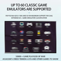 Boîte de jeu en gros, boîte TV 4K HD, 64 Go, 128 Go, 258 Go, console de jeux rétro, manette sans fil 2.4G, stick de jeu