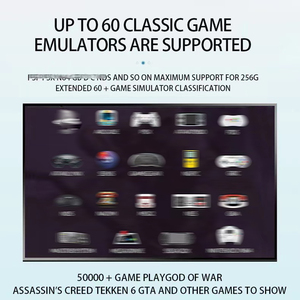 Boîte de jeu en gros, boîte TV 4K HD, 64 Go, 128 Go, 258 Go, console de <span class=keywords><strong>jeux</strong></span> rétro, manette sans fil 2.4G, stick de jeu - Product Image 5