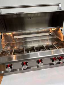 Horno de Barbacoa a Gas Empotrado de Acero Inoxidable de 42 Pulgadas con 5 Quemadores Principales WBQ05 - Product Image 2