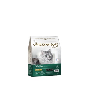 ULTRA PREMIUM DIRECT Meilleure qualité Ingrédients naturels purs Sans céréales Biologique Croquettes de poulet pour chats adultes d'intérieur France - Product Image 1