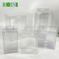 Boîtes d'emballage transparentes en plastique PVC PET PP personnalisées, boîtes cadeaux transparentes pour cosmétiques électroniques