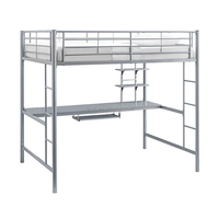 Lit superposé en métal pour adulte, idéal pour l'école, la maison, l'hôtel, l'auberge – Lits modernes pour chambre à coucher, modèles 012, simple, queen, king, pour dortoir, adulte, étudiant