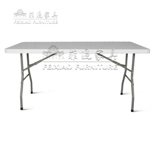 Meubles de salle à manger d'hôtel bon marché Offre Spéciale <span class=keywords><strong>Table</strong></span> de banquet pliante en HDPE de mariage <span class=keywords><strong>carrée</strong></span> blanche pour les fêtes/événements - Product Image 1