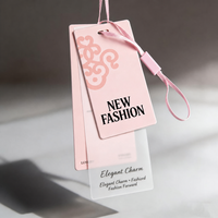 Ensemble de cartes de remerciement personnalisées en papier avec étiquette suspendue, encre écologique anti-contrefaçon, couleurs personnalisées pour vêtements, chaussures, chaussettes - Qualité d'impression stable