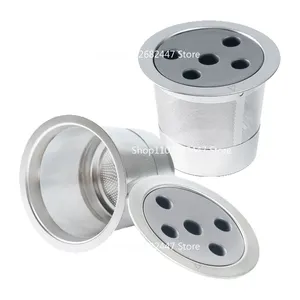 <strong>ICafilas</strong> Compatible Keurig K45 Reusable Metal K Cup Hardware with Hole Design for Coffee Capsules - Product Image 4