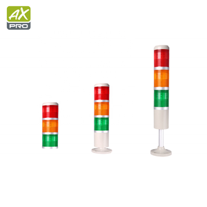 แท่นสัญญาณ LED แบบโมดูลาร์ patlite แบบดั้งเดิม LR6-302PJBW-RYG amb/grn/ สีแดง88Db ไฟเตือน<span class=keywords><strong>24Vdc</strong></span> 50มม. ระดับเสียง3ชั้น: 88dB - Product Image 2