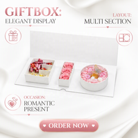 Vente flash - Boîte à fleurs personnalisée avec carte de vœux - Boîte cadeau pour Thanksgiving et la Saint-Valentin - Emballage en papier - Fabrication en usine