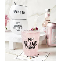 16 oz. Gobelets de fête transparents personnalisés, gobelets de mariage givrés, gobelets pour fête de fiançailles, gobelets « Ne pas regarder »