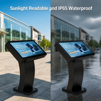 Kiosco de Información Inteligente para Interiores y Exteriores, Tótem con Pantalla Táctil, Tótem Interactivo Táctil LCD, Kiosco Digital con Pantalla