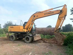 Excavadora Usada Hyundai 210W-7 en Oferta, 21 Toneladas, la Más Vendida, Excavadora de Ruedas Hyundai 210W-9 210w-7 Usada, Fabricada en Corea del Sur - Product Image 2