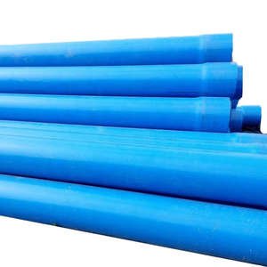 Tuyau d'eau souterrain industriel en PVC UPVC bleu de diamètre 100 mm, 150 mm, 250 mm, 300 mm, 400 mm, 500 mm, 600 mm, fusion bout à bout, certifié ISO9001 - Product Image 5
