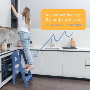 Taburete <span class=keywords><strong>de</strong></span> cocina plegable personalizado para niños pequeños, reposapiés <span class=keywords><strong>de</strong></span> madera - Product Image 6