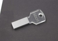 Popular promocional acrílico clave USB Flash Drive 1GB 2GB 4GB 8GB 16GB 32GB 64GB 128GB Memory Stick Pendrive Cle USB Thumb Drive