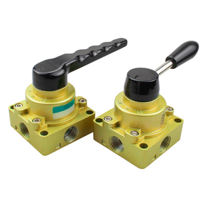 Commutateur manuel rotatif pneumatique 4 voies à faible coût, personnalisable OEM - Product Image 1
