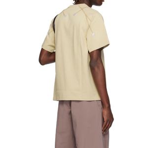 T-shirts personnalisés avec logo OEM, col rond côtelé, coupe ample, 100% coton jersey lourd, coutures inversées, contraste - Product Image 4