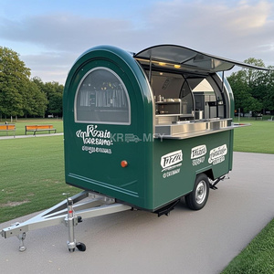 Remolque de Comida Móvil de Aluminio y Fibra de Vidrio 2025, Totalmente Equipado, Carrito de Calle para Venta de Hot Dogs y Snacks - Product Image 2