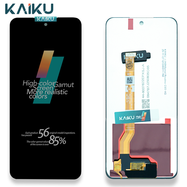 LCD Screen for Realme C65 5G 12 Plus 5G Pro 4G C12 Original Display for Oppo A3s A3 A31 A3 Pro 5G A5 A5s Replacements with Frame