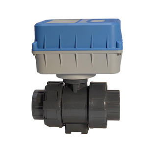 Válvula de bola de control motorizado eléctrico de agua de 25mm Válvula de bola de control de flujo eléctrico de tratamiento de agua motorizado - Product Image 1