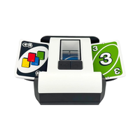 Mélangeur de cartes automatique X1 Modèle 2000mAh Batterie rechargeable 2 jeux Ultra silencieux 12 mois Phase 10 Soirées casino Jeux de famille