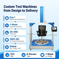 Machine de test de rotation de chaise de bureau, testeur de fatigue de chaise pivotante, équipement de test de durabilité par rotation à commande PLC pour le contrôle qualité en usine