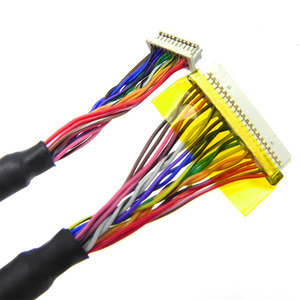 맞춤형 DF19-20S-1C 20P LVDS 와이어 하네스 1.0mm 피치 DF19G-20S-1C LCD 스크린 케이블 어셈블리 - Product Image 5