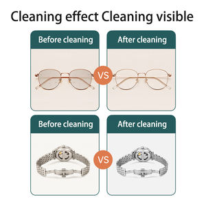 High Frequency Electric Portable Ultrasonic Cleaner for Jewelry Watches Glasses-Home Use 400ml Capacity - Product Image 4