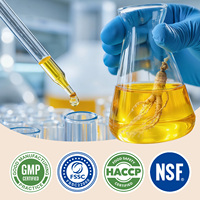 SOLOTREE Prix de Gros Extrait de Ginseng Coréen Panax en Teinture Liquide Gouttes Biologiques Suppléments de Racine de Ginseng Rouge pour Hommes et Femmes