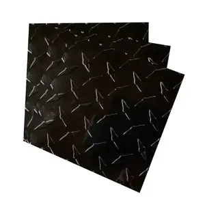 Factory Directly Sale Cut to Size 4'x4' Black Coated Aluminum Diamond Plate for Car Floor Mats