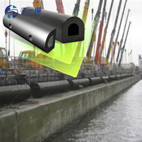 Pare-battage marin en caoutchouc de type D, certifié ISO BV, haute absorption, personnalisé D150 D200 D300 D500, pour protection de navires